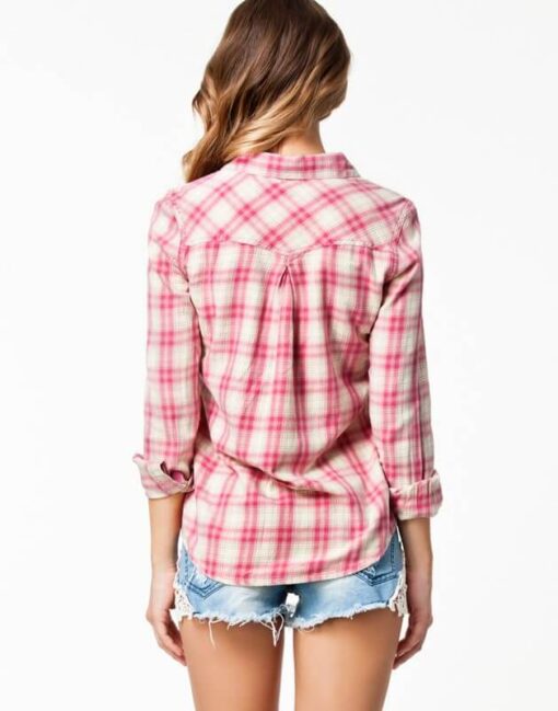 Pink Check Shirt - Image 2